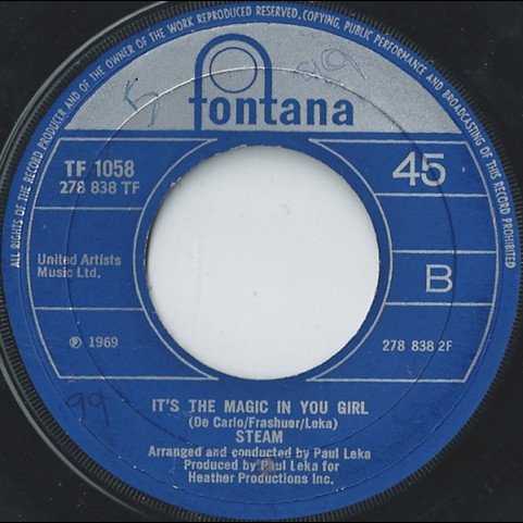 Steam - Na Na Hey Hey Kiss Him Goodbye (1969) [7"]