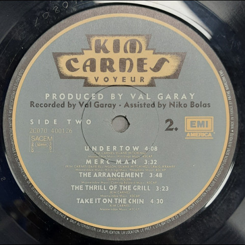 Kim Carnes - Voyeur (1982) [1LP]