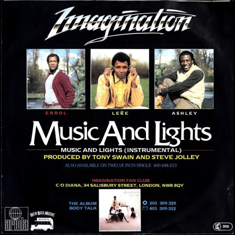 Imagination - Music And Lights (1982) [7"]
