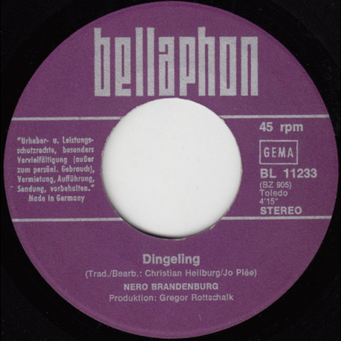 Nero Brandenburg - Dingeling (Live) (1972) [7"]