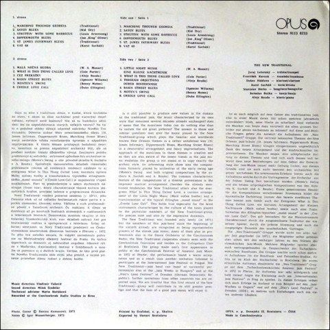 Nový Tradicionál - New Traditional (1974) [1LP]