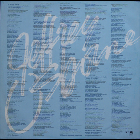 Jeffrey Osborne - Emotional (1986) [1LP]