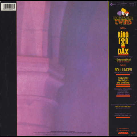 Thompson Twins - King For A Day (Extended Mix) (1985) [12"]
