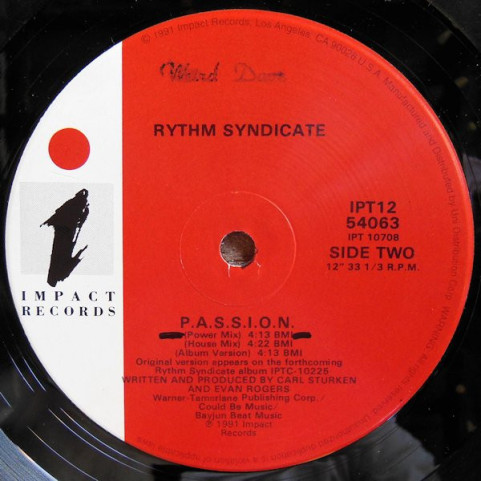 Rythm Syndicate (2) - P.A.S.S.I.O.N. (1991) [12"]
