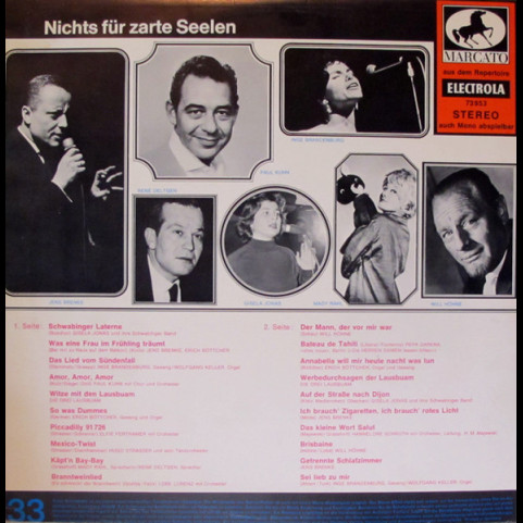 Various - Nichts Für Zarte Seelen (1966) [1LP]