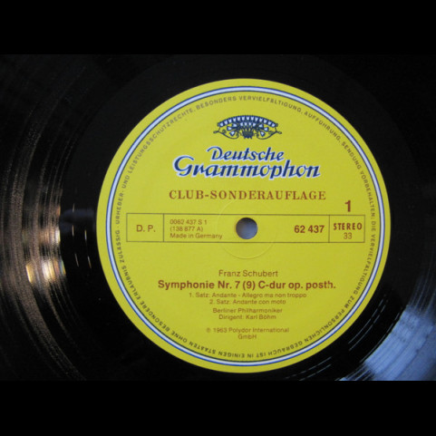 Franz Schubert, Berliner Philharmoniker, Karl Böhm - Symphonie Nr.7 (9) Op. Posth. (1973) [1LP]