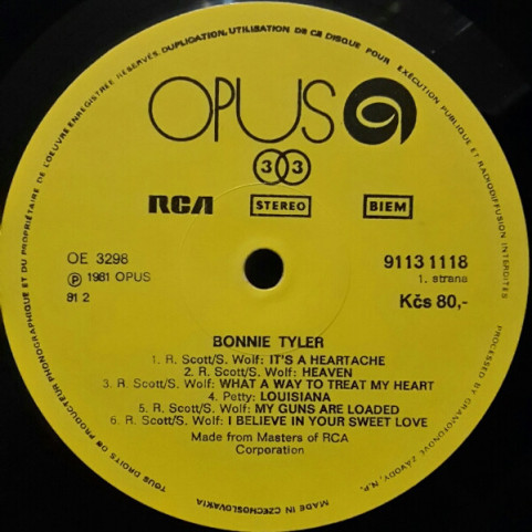Bonnie Tyler - Diamond Cut (1981) [1LP]