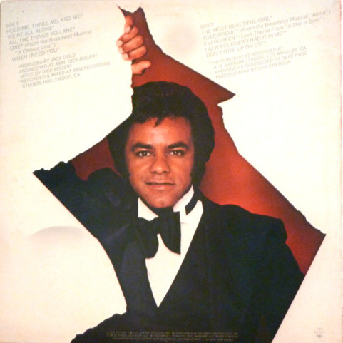 Johnny Mathis - Hold Me, Thrill Me, Kiss Me (1977) [1LP]
