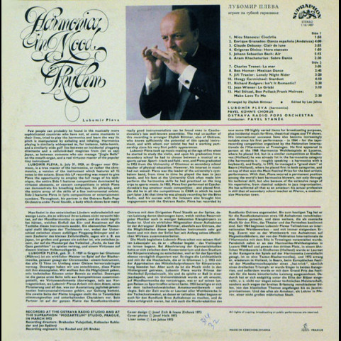 Lubomír Pleva - Harmonica In Mood And Rhythm (1975) [1LP]