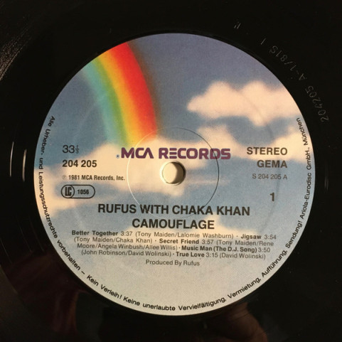 Rufus & Chaka Khan - Camouflage (1981) [1LP]