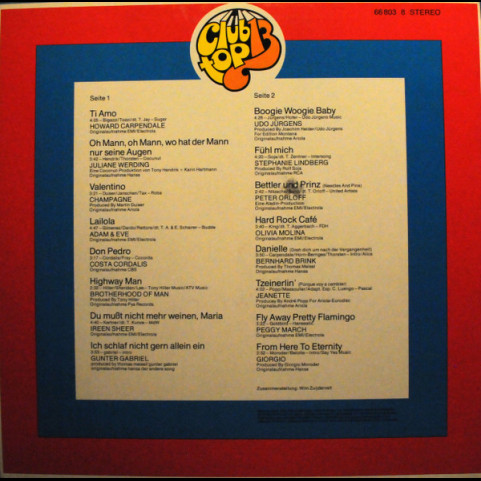 Various - 16 Top Hits (Aktuellste Schlager Aus Den Hitparaden Januar/Februar '78) (1978) [1LP]