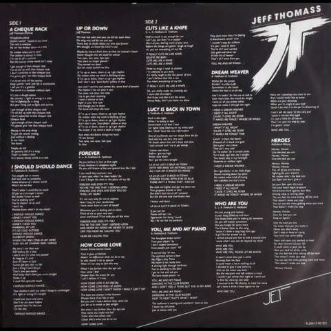 Jeff Thomass - Jet (1987) [1LP]