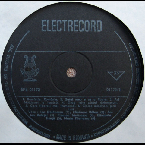 Various - Țară Nouă, Cîntec Nou (1976) [1LP]