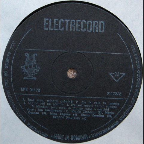 Various - Țară Nouă, Cîntec Nou (1976) [1LP]