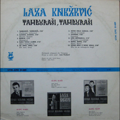 Laza Cnejevici - Tamburaši, Tamburaši (1979) [1LP]