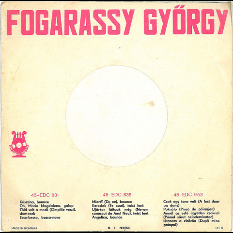 Fogarassy György - Fogarassy Győrgy (1968) [7"]