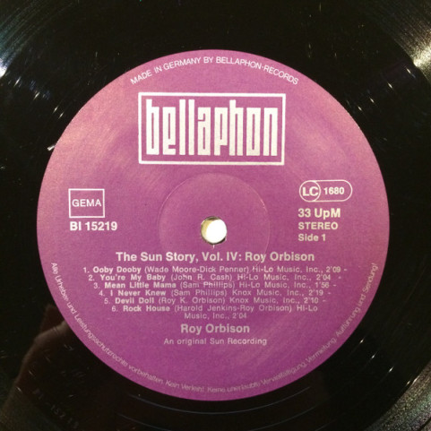 Roy Orbison - The Sun Story Vol. 4 [1LP]