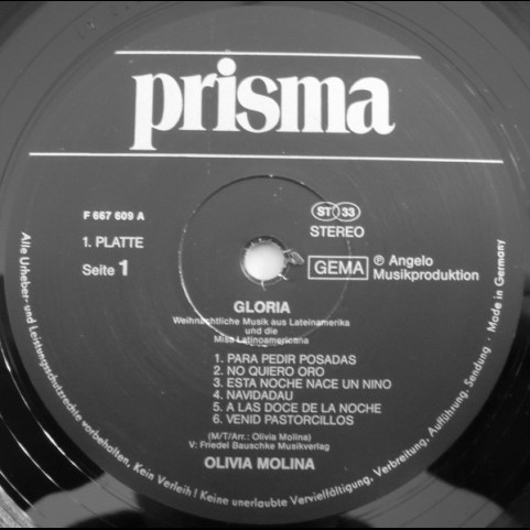 Olivia Molina - Gloria – Weihnachtliche Musik Aus Lateinamerika Und Die Misa Latinoamericana [2LP]
