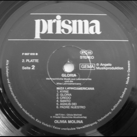 Olivia Molina - Gloria – Weihnachtliche Musik Aus Lateinamerika Und Die Misa Latinoamericana [2LP]
