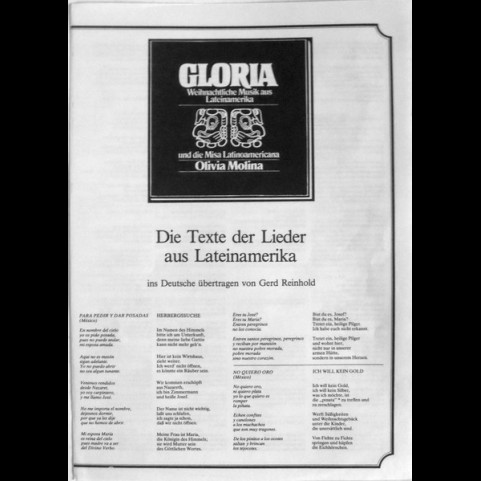 Olivia Molina - Gloria – Weihnachtliche Musik Aus Lateinamerika Und Die Misa Latinoamericana [2LP]