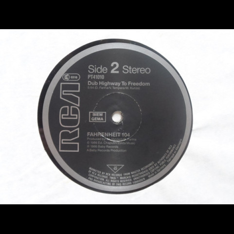 Fahrenheit 104 - Highway To Freedom (1986) [12"]