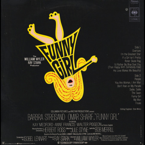 Barbra Streisand - Funny Girl (Bande Originale Du Film) (1968) [1LP]