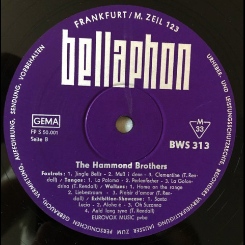 Hammond Brothers, The - The Hammond Brothers (1966) [1LP]