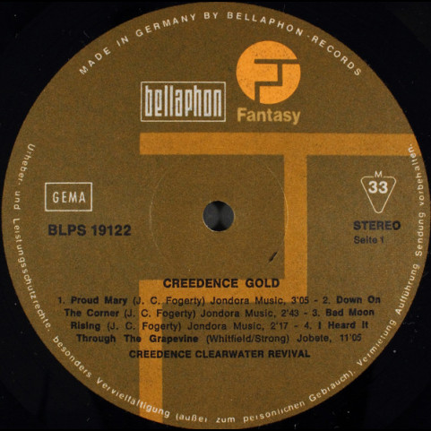 Creedence Clearwater Revival - Creedence Gold (1972) [1LP]