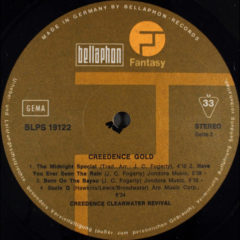 Creedence Clearwater Revival - Creedence Gold (1972) [1LP]