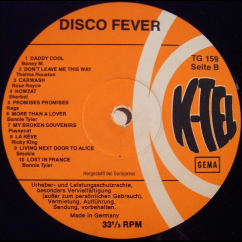 Various - Disco Fever (1977) [1LP]