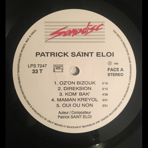 Patrick Saint-Eloi - Bizouk (1992) [1LP]