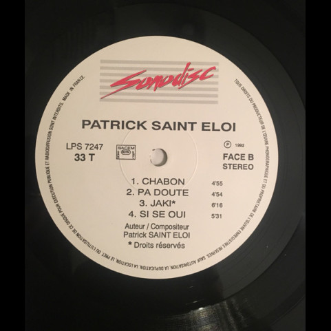 Patrick Saint-Eloi - Bizouk (1992) [1LP]