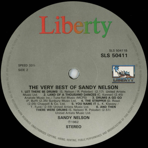 Sandy Nelson - The Very Best Of Sandy Nelson [1LP]