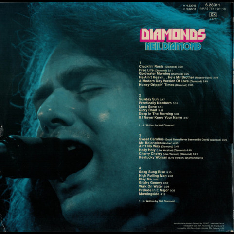 Neil Diamond - Diamonds (1974) [2LP]