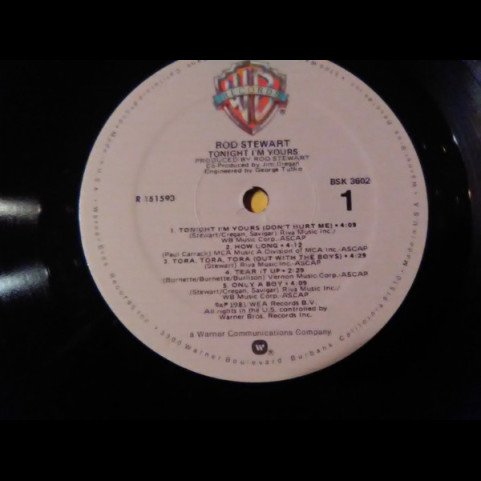 Rod Stewart - Tonight I'm Yours (1981) [1LP]