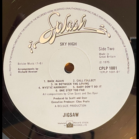 Jigsaw (3) - Sky High (1975) [1LP]