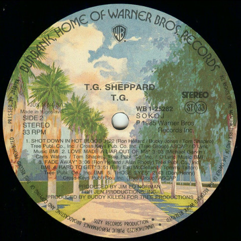 T.G. Sheppard - T.G. (1985) [1LP]
