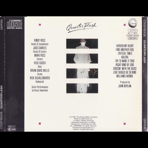 Quarterflash - Quarterflash (1983) [1CD]
