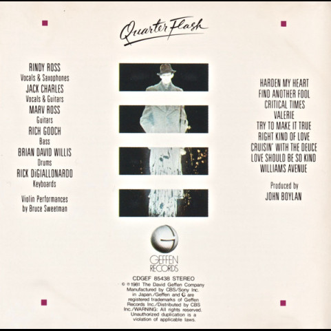 Quarterflash - Quarterflash (1983) [1CD]