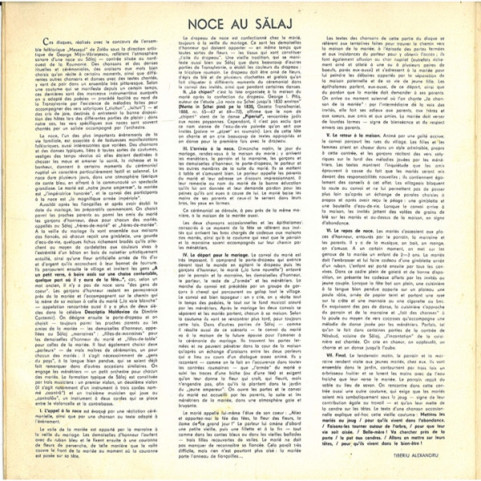 Orchestra Meseșul - Nunta La Români / Noces En Roumanie / Wedding In Romania: Sălaj [2LP]