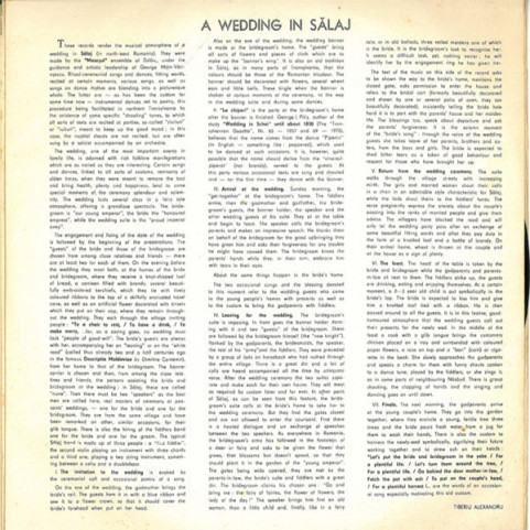 Orchestra Meseșul - Nunta La Români / Noces En Roumanie / Wedding In Romania: Sălaj [2LP]