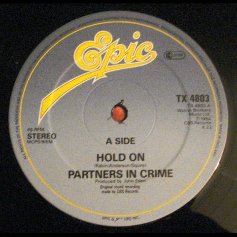 Partners In Crime (6) - Hold On (1984) [12"]