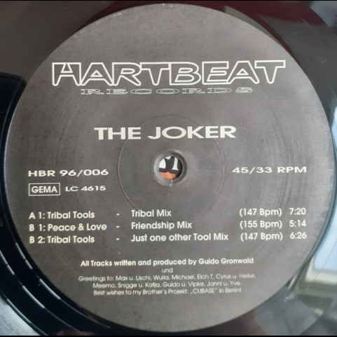Joker, The - Tribal Tools (1996) [12"]