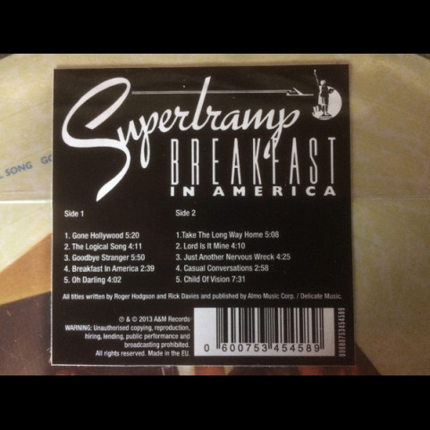 Supertramp - Breakfast In America (2013) [1LP]
