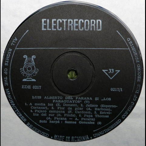 Luis Alberto Del Parana Y Los Paraguayos - 5 [1LP]