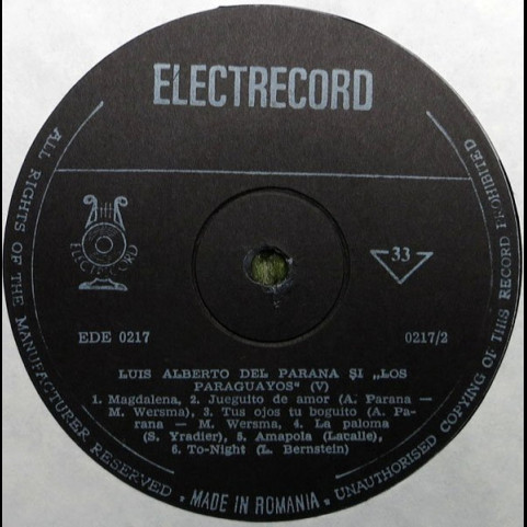 Luis Alberto Del Parana Y Los Paraguayos - 5 [1LP]