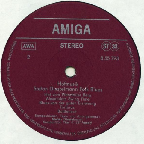 Stefan Diestelmann Folk Blues Band - Hofmusik (1980) [1LP]