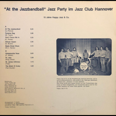 Happy Jazz & Co. - Souvenirs Aus Hannover Mit Happy Jazz & Co. (1982) [1LP]