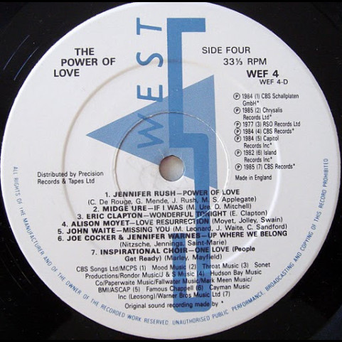 Various - The Power Of Love (1986) [2LP]