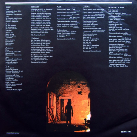 Mauro Pagani - Sogno Di Una Notte D'Estate (Original Soundtrack) (1983) [1LP]